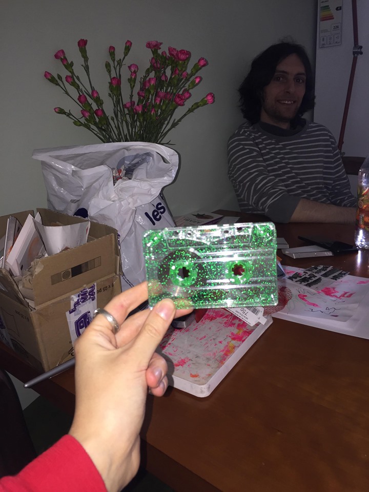 tapes are glittery