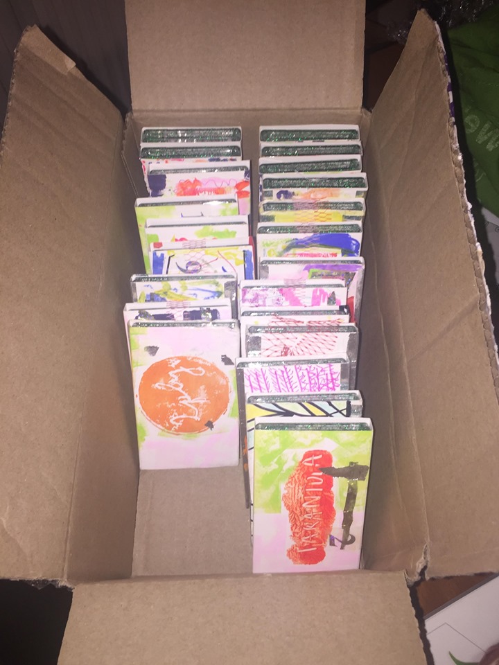 tapes in a box